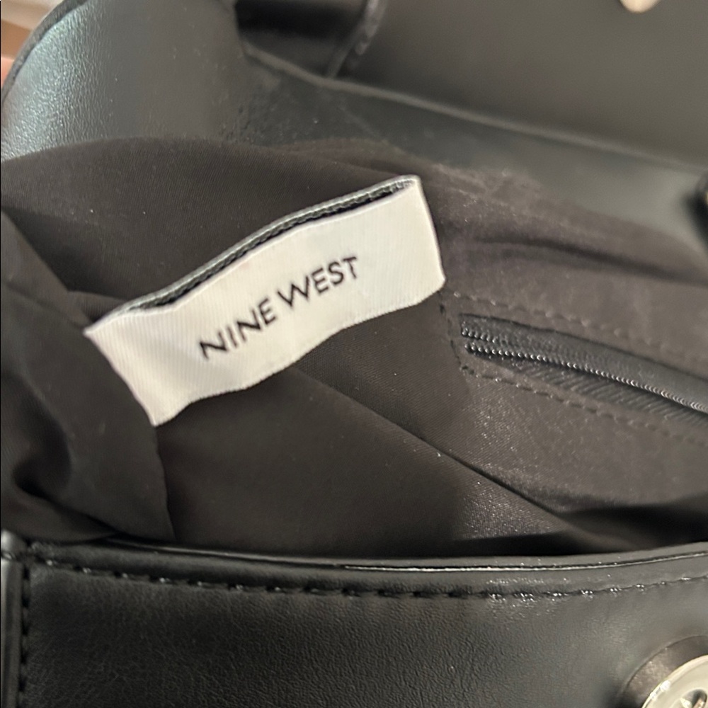 Nine West Black Ruffled Mini Backpack - Picture 6 of 8